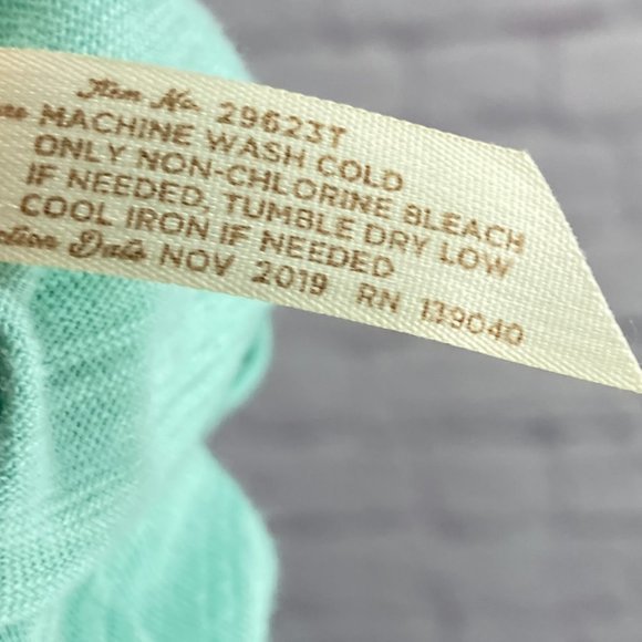 Matilda Jane Medium M Jade All Good Things Let's Go Together Ruffle Trim Top - Picture 6 of 9